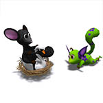 Mossm Easter Swan